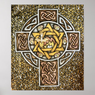 Poster "Os Sete Presentes do Espírito Santo" - caneta