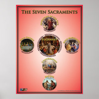 Poster Os Sete Sacramentos