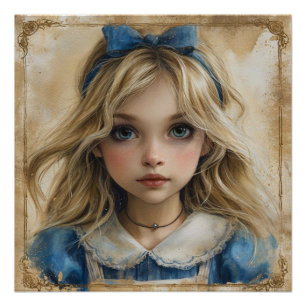 Pôster Os Sonhos Fantasiosos de Alice: Fantasia do País d
