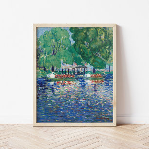 Poster Os Swan Boats George Luks
