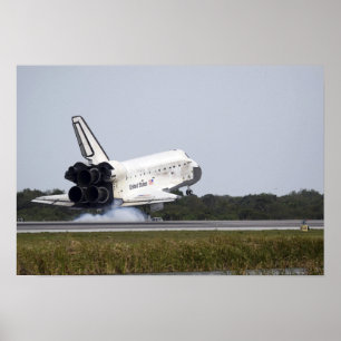 Pôster Os toques da descoberta do vaivém espacial tragam