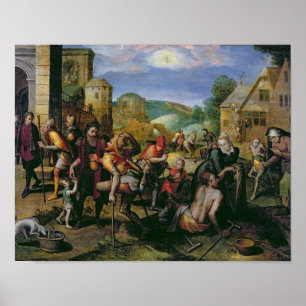 Poster Os trabalhos do compaixão