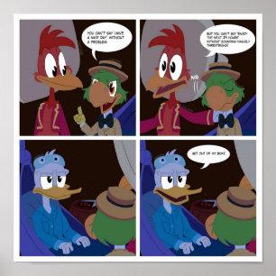 Poster Os três caballeros