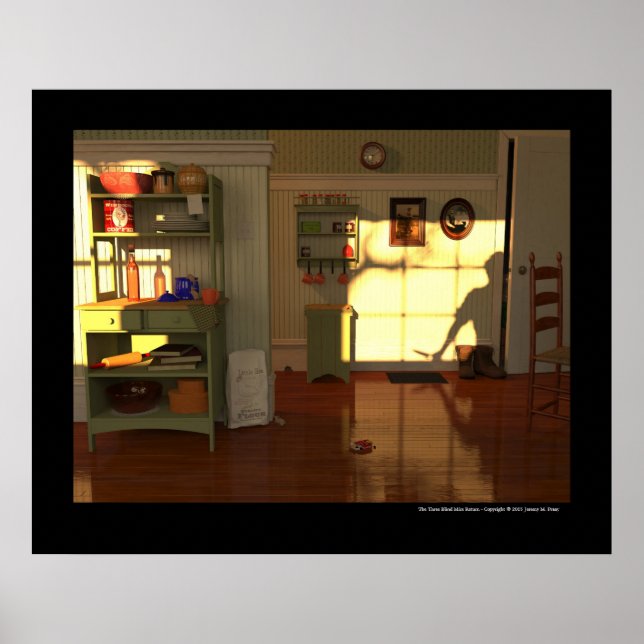 Pôster Os Três Camundongos Cegos Retornam (Frente)