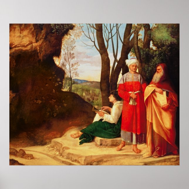 Poster Os Três Filósofos (Frente)