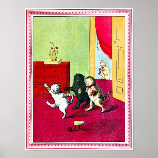 Pôster Os Três Pequenos Gatinhos (Frente)