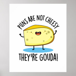 Poster Os trocadilhos não são cheesy, são poltronas de