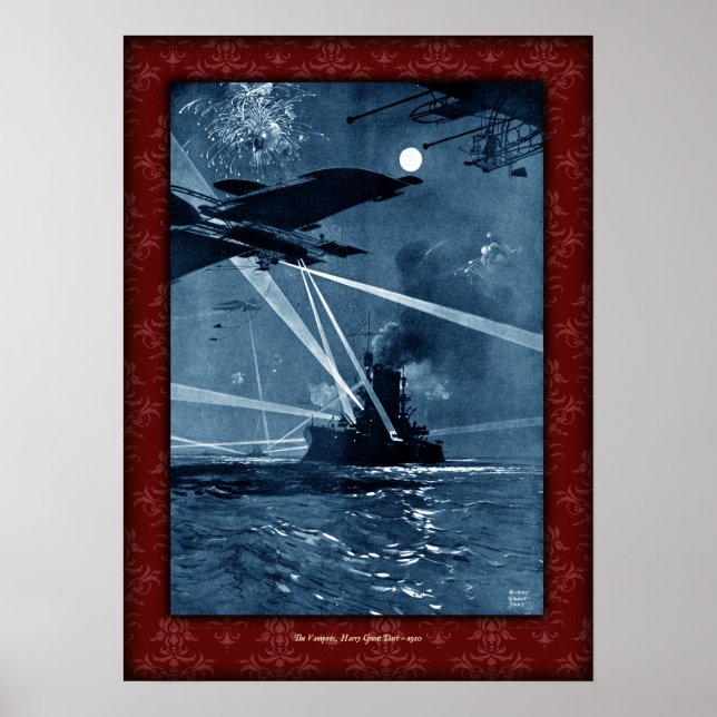 Poster Os Vampiros - de Harry Grant Dart, 1910 (Frente)