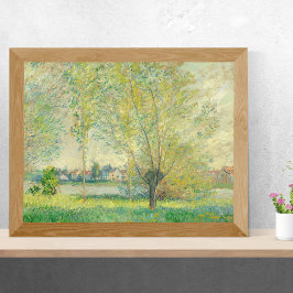 Poster Os Willows de Claude Monet