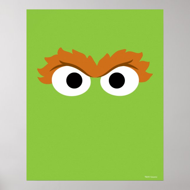 Poster Oscar, o Grande Rosto do Grouch (Frente)