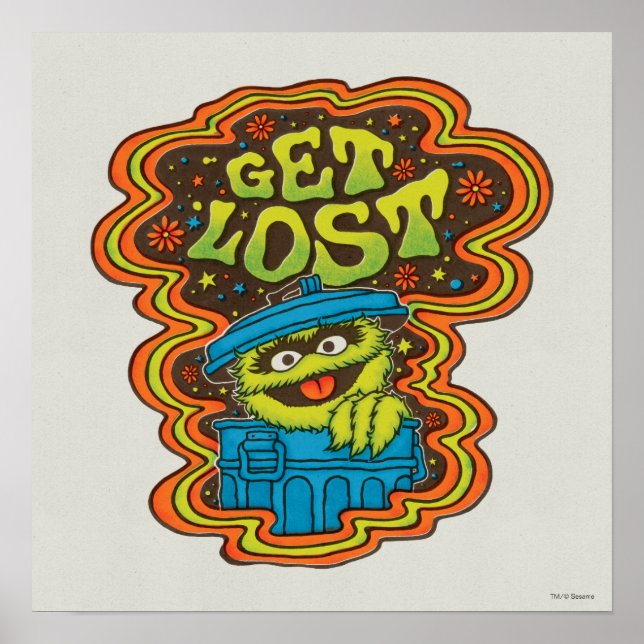 Poster Oscar, o Grouch | Psicodélica (Frente)