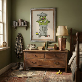 Poster Oscar the Grouch Vintage