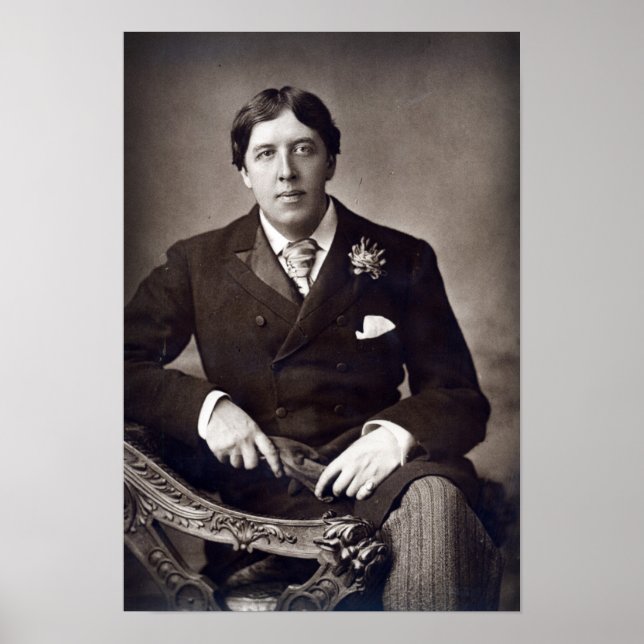 Pôster Oscar Wilde, 1889 (Frente)