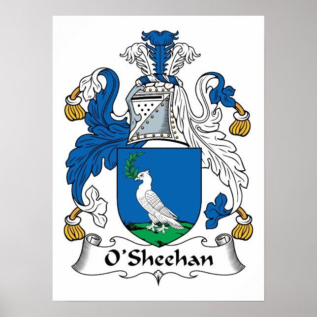 Pôster O'Sheehan Family Crest (Frente)