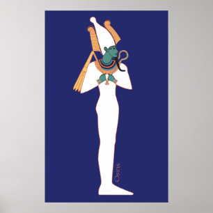 Poster Osiris, deus de estrelas de Orion