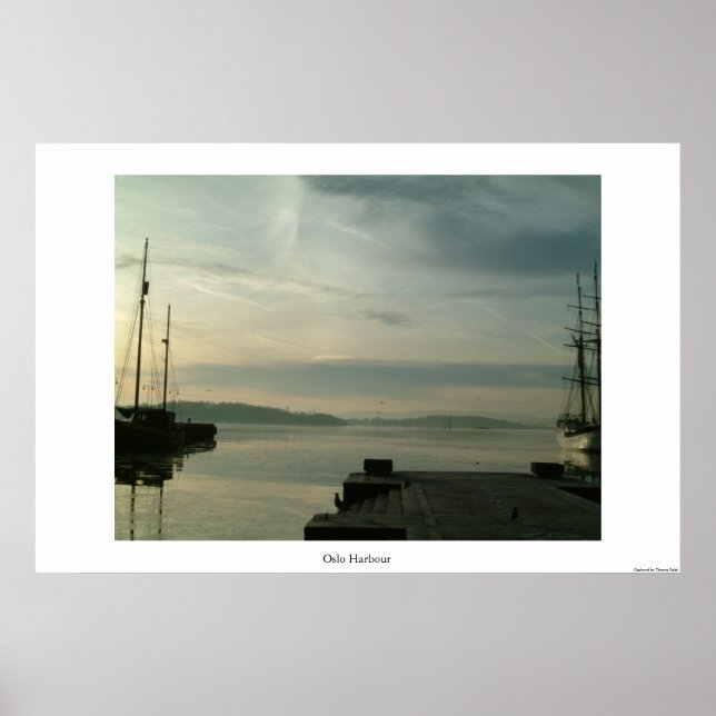 Poster Oslo Harbour (Frente)