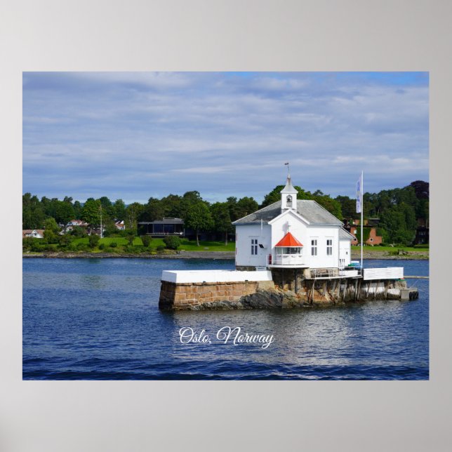 Poster Oslo, Noruega (Frente)