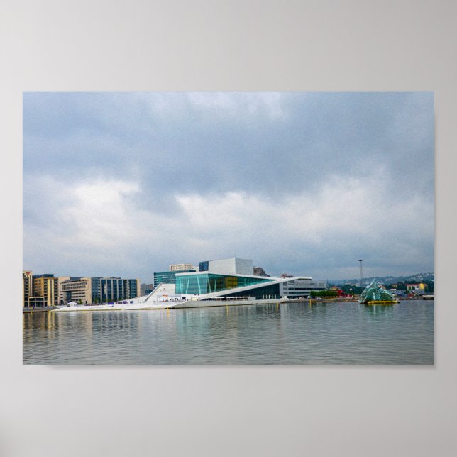 Poster Oslo Opera House, Noruega (Frente)