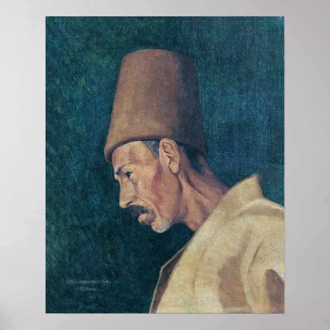 Pôster Osman Hamdi Bey Kökenoğlu Rıza Efendi (Frente)