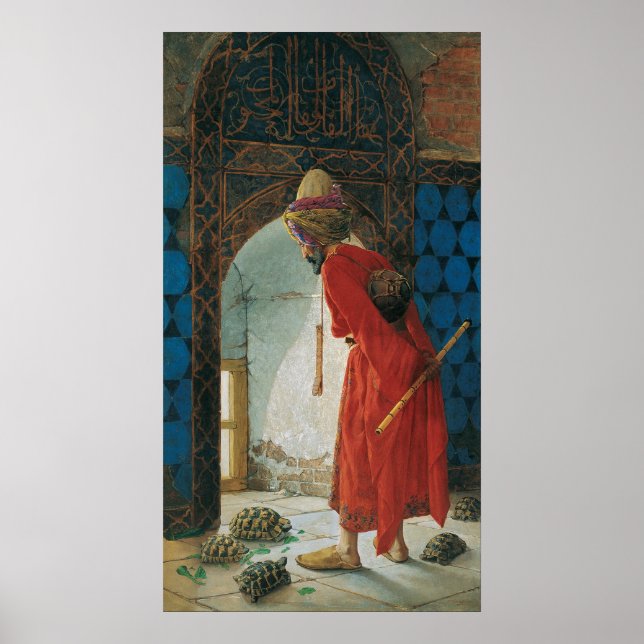 Pôster Osman Hamdi Bey O Formador De Tortoise (Frente)