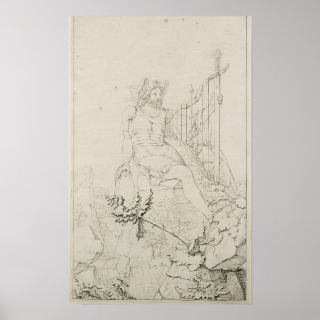 Pôster Ossian, 1804-5 (Frente)