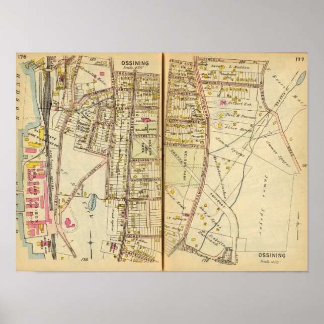Pôster Ossining, New York (Frente)