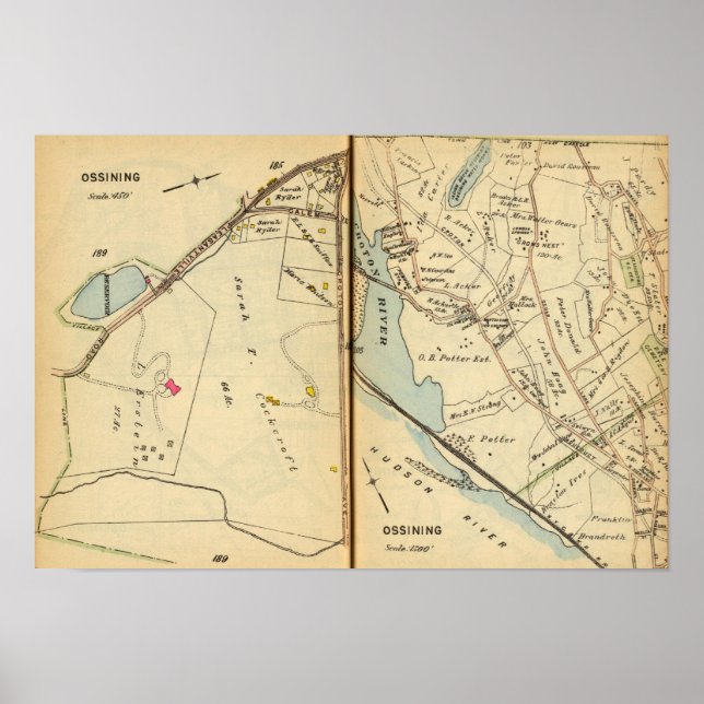 Pôster Ossining, Nova Iorque 2 (Frente)