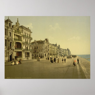 Poster Ostende - a terraplenagem