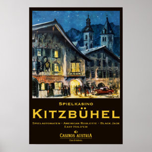 Poster "Österreich: 1938/heute Tirol - Casino Kitzbühel