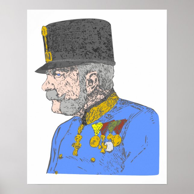 Poster Österreich Kaiser Habsburg Franz Joseph (Frente)