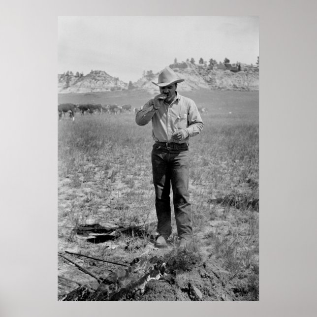 Pôster Ostras Rocky Mountain, anos 30 (Frente)