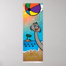 Poster - Ostrich Photobomber: Buellton.Art