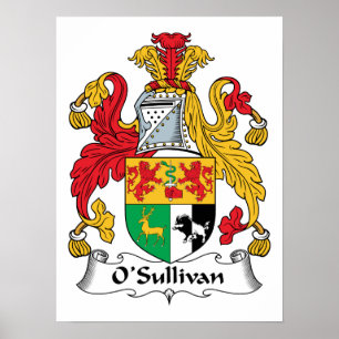 Poster O'Sullivan Family Crest