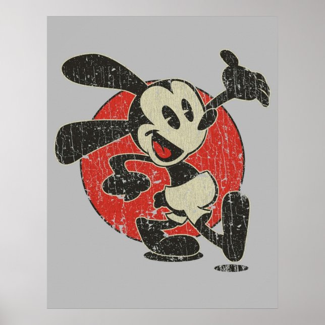 Poster Oswald O Coelho Sortudo Continua Caminhando 1927 (Frente)