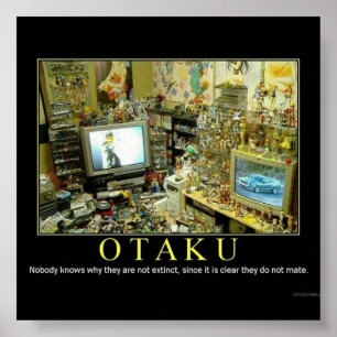 Pôster Otaku inspirador