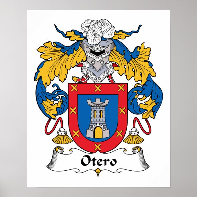 Poster Otero Family Crest (Frente)
