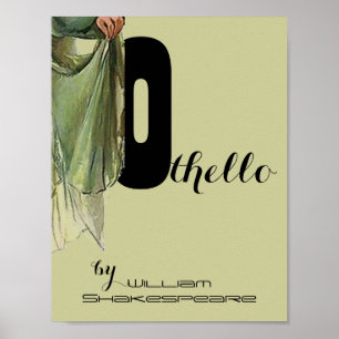 Poster Othello William Shakespeare do jogo do