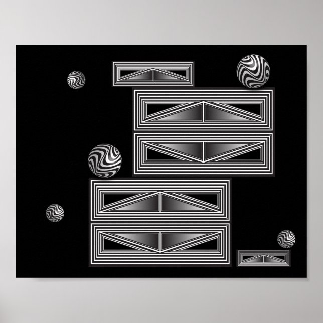 Poster Ótica através de Formas (Frente)