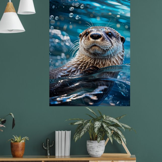 Poster Otter Natação (Sala de Estar 1)