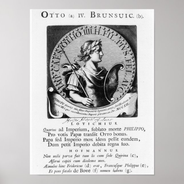 Pôster Otto IV  of Brunswick (Frente)