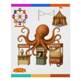 Pôster Otto’s circus snack shack