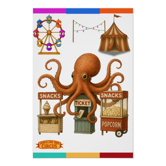 Pôster Otto’s circus snack shack (Frente)