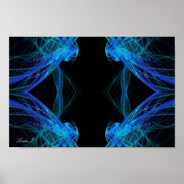 Poster ou Canvas de fundo frontal abstrato (Frente)