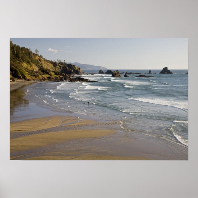 Pôster OU, Costa do Oregon, Parque Estadual Ecola, Índio (Frente)