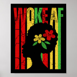 Poster Ou História Negra #blackResistence Af Tee