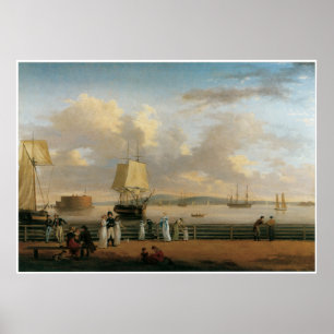 Poster ou impressão marítimo das belas artes