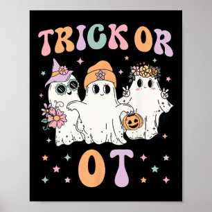 Poster Ou Terapêutica Ocupacional Halloween Gho