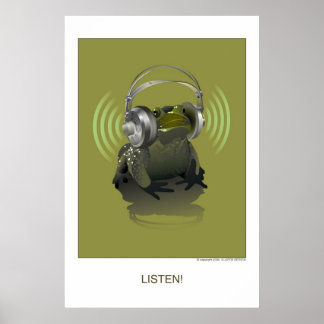 Poster Ouça