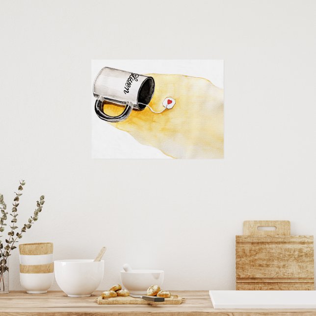 Poster Ouça com amor (Cozinha)