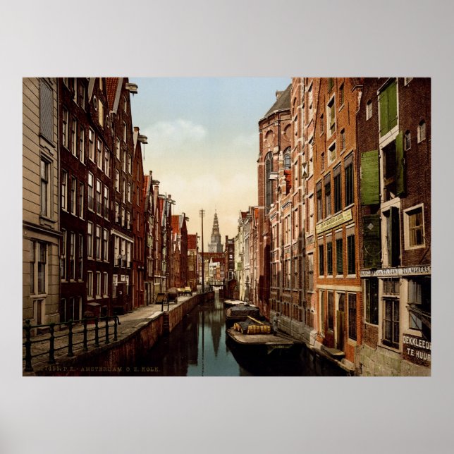 Poster Oudezijds Kolk Amsterdã (Frente)